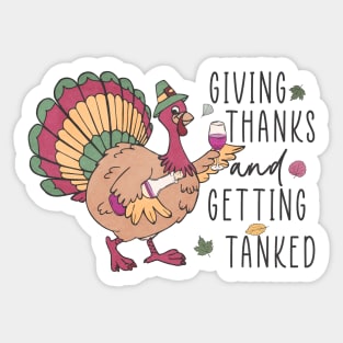 Funny friendsgiving Sticker